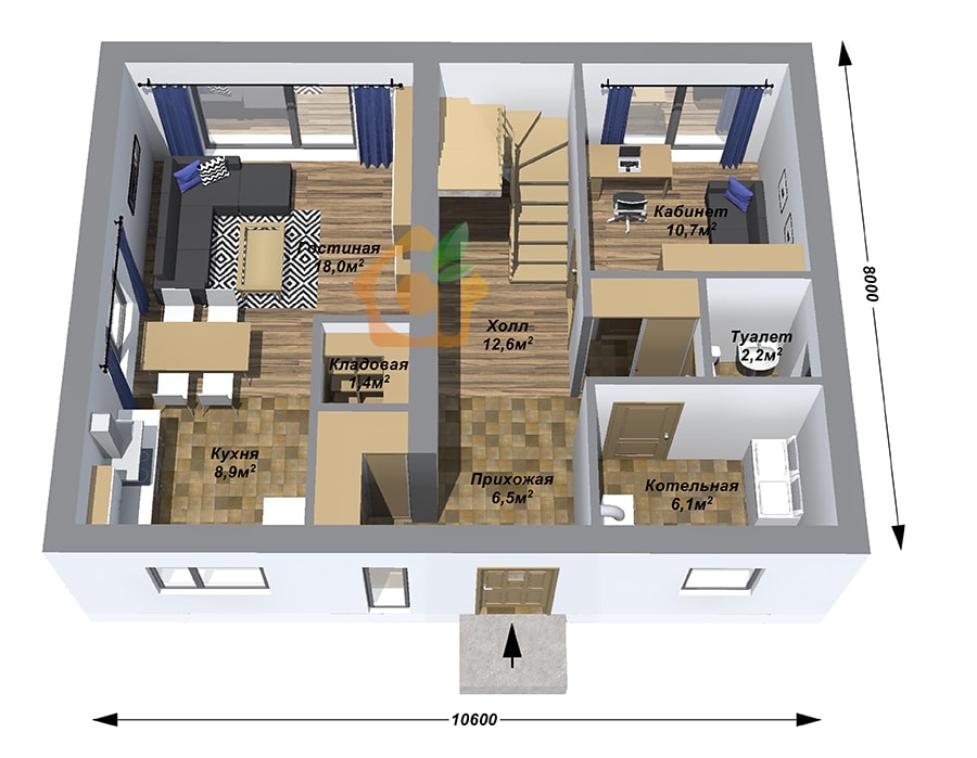 Оптимальные размеры комнат в частном доме